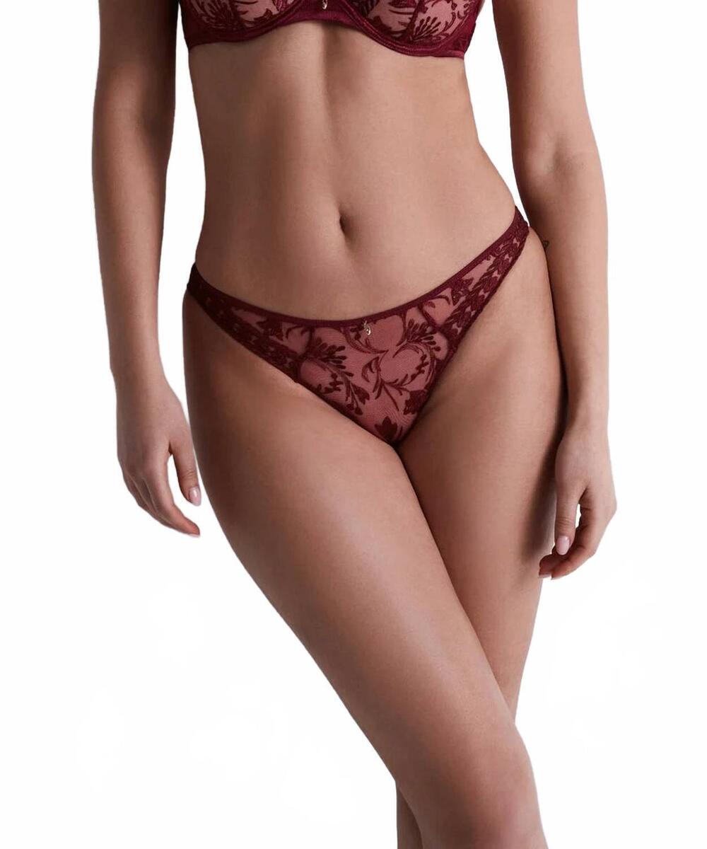 NEW AUBADE magnetic spell italian brief in crimson